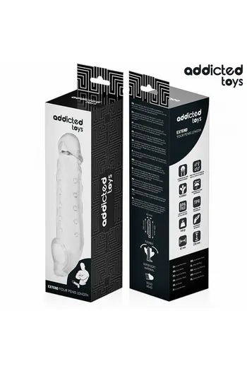 Addicted Toys Penis Sheath Size M - Length and Girth Enhancement