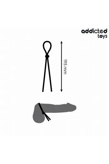 Corda di Silicone per Pene Addicted Toys - Controllo e Stimolazione Intensa