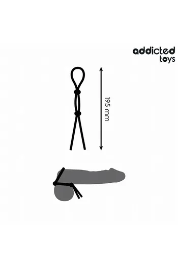 Corda di Silicone per Pene Addicted Toys - Controllo e Stimolazione Intensificata