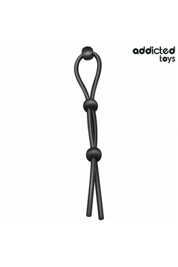 Addicted Toys Silicone Penis Cord - Triple Loop for Enhanced Control & Stimulation