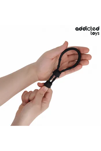 Addicted Toys Adjustable Silicone Penis Cord - Enhanced Control and Stimulation