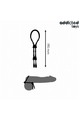 Corda di Silicone Regolabile per Pene Addicted Toys - Controllo e Stimolazione Intensificata