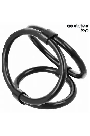 Anello Triplo per Pene Addicted Toys | Migliora le Prestazioni Sessuali