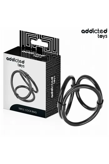 Anello Triplo per Pene Addicted Toys | Migliora le Prestazioni Sessuali