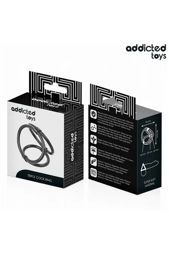 Addicted Toys Triple Penis Ring | Enhance Sexual Performance & Prolong Erection