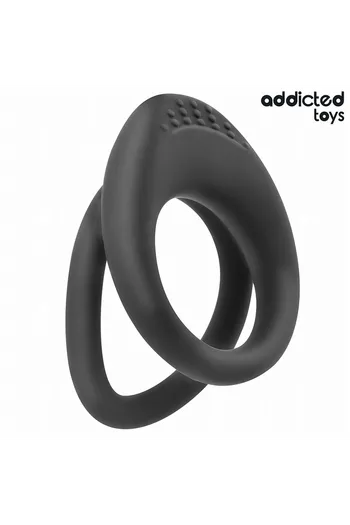 Anello Penieno Doppio Texturizzato Addicted Toys | Migliora Stimolazione e Erezione