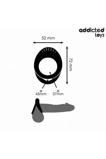 Double Textured Penis Ring Addicted Toys | Enhance Stimulation and Erection