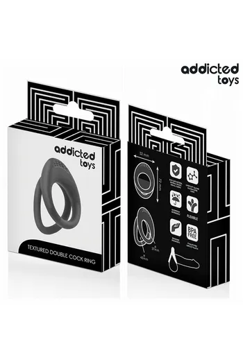 Double Textured Penis Ring Addicted Toys | Enhance Stimulation and Erection
