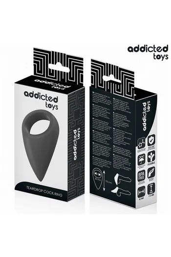 Addicted Toys Teardrop-Shaped Penis Ring - Enhance Performance & Pleasure