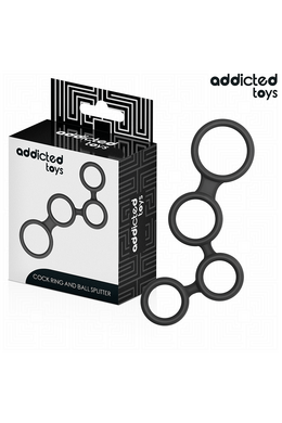 Anello Penieno con Divisori per Testicoli Addicted Toys - Migliora Erezione e Stimolazione