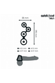 Penis Ring with Testicle Dividers Addicted Toys - Enhance Erection and Stimulation
