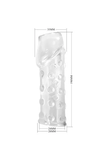 PRETTY LOVE BI-026274M - TPR Penis Sleeve for Stronger, Longer-Lasting Erections