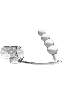 Anal plug with penis ring for longer-lasting erections