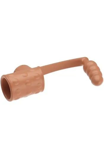 Anal plug with ring for prolonged erection