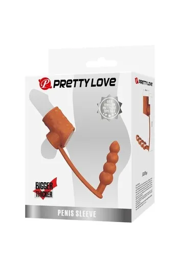 Anal plug with ring for prolonged erection