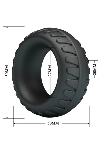 Crazy Bull Dilson Silicone Ring Model 3 - Enhance Male Pleasure and Control