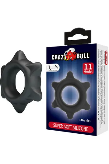 Crazy Bull Ethaniel Anello di Silicone Modello 11 - Intensifica il Piacere Maschile