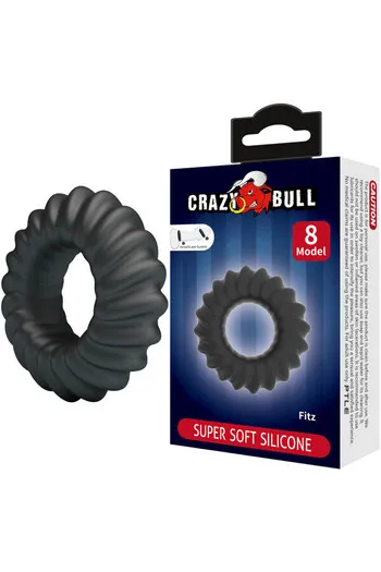 Crazy Bull Fitz Anello di Silicone Modello 8 - Potenzia il Piacere Maschile