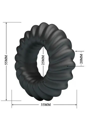 Crazy Bull Fitz Anello di Silicone Modello 8 - Potenzia il Piacere Maschile