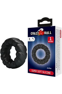 Crazy Bull Jeriko Silicone Ring Model 1 - Enhance Male Pleasure & Control