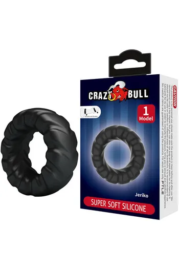 Crazy Bull Jeriko Silicone Ring Model 1 - Enhance Male Pleasure & Control