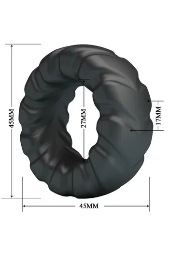 Crazy Bull Jeriko Silicone Ring Model 1 - Enhance Male Pleasure & Control