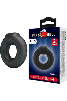 Crazy Bull Kayke Anello di Silicone Modello 2 - Potenzia l'Intimità Maschile