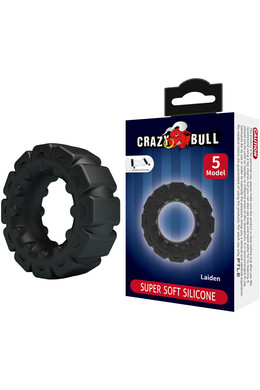Crazy Bull Laiden Silicone Ring Model 5 - Enhance Male Intimacy & Performance