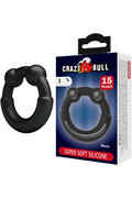 Crazy Bull Meco Anello di Silicone Modello 15: Piacere e Controllo Maschile