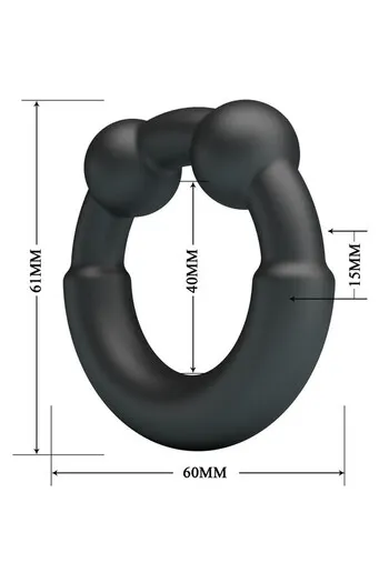 Crazy Bull Meco Silicone Ring Model 15: Male Pleasure and Control