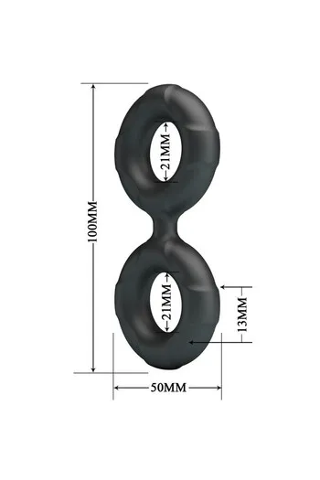 Crazy Bull Radwan Silicone Ring Model 19 - Enhance Male Pleasure and Control