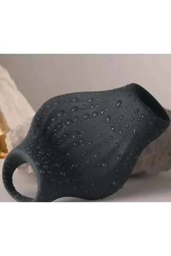 Rocks-Off Palm Black - Masturbatore Maschile Flessibile con 10 Modalità Vibrazione