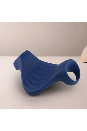 ROCKS-OFF Palm Blue: Flexible Male Masturbator with 10 Vibration Modes