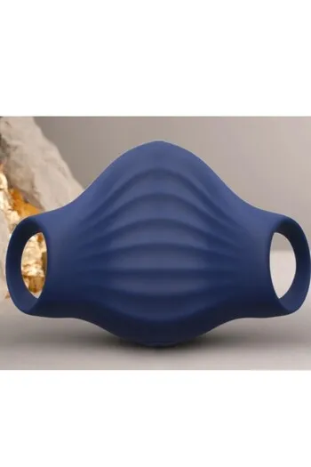 ROCKS-OFF Palm Blue: Flexible Male Masturbator with 10 Vibration Modes