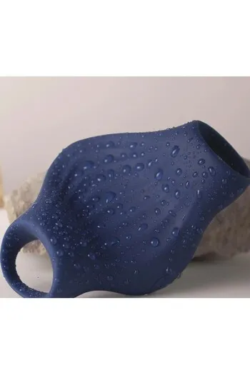 ROCKS-OFF Palm Blue: Flexible Male Masturbator with 10 Vibration Modes