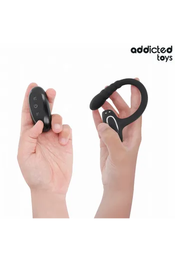 P-Spot Vibrating Penis Ring by Addicted Toys - Dual Stimulation & Remote Control