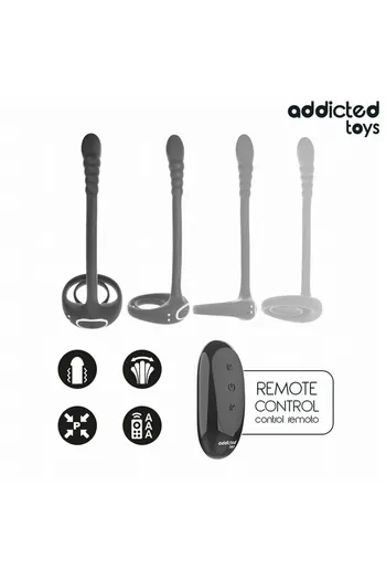 P-Spot Vibrating Penis Ring by Addicted Toys - Dual Stimulation & Remote Control