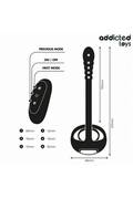 Anello Penieno Vibrante Punto P Addicted Toys - Stimolazione Duale e Controllo Remoto