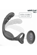Anello Doppio Vibrazione Prostata Addicted Toys - Stimolazione Duale Pene e Punto P