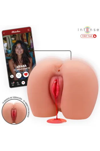 Ariana Realistic Vibrating Masturbator by Intense - Hyperrealistic Experience