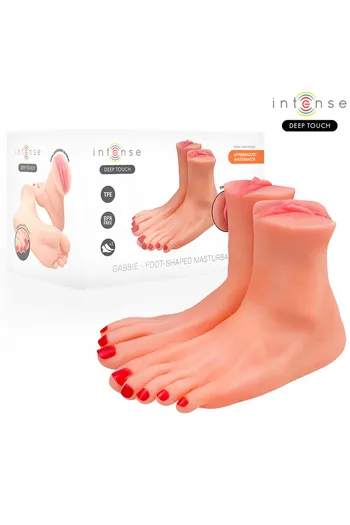 Gabbie Two-Piece Foot-Shaped Masturbator Intense | Realistic Experience