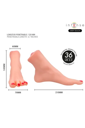 Gabbie Two-Piece Foot-Shaped Masturbator Intense | Realistic Experience