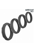 Set di Anelli per Pene Texture Addicted Toys | Intensifica il Piacere