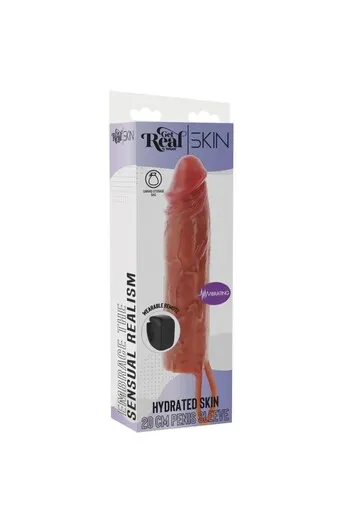 Hydrated Skin 20cm Vibrating Penis Sleeve | Ultra-Realistic Feel | ToyJoy