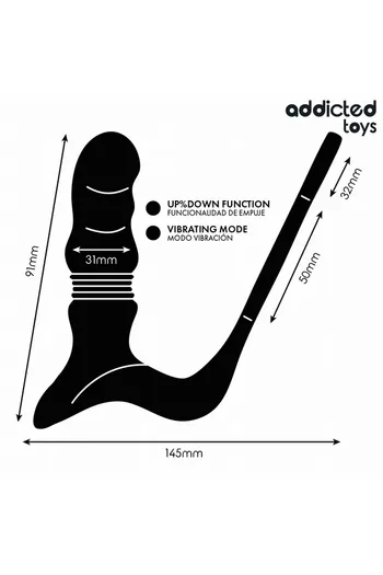 Addicted Toys Prostate Massager: Intense Stimulation and Total Control