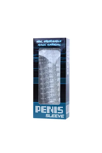 Premium 14.2 cm Silicone Sleeve - Intense and Lasting Erotic Sensations