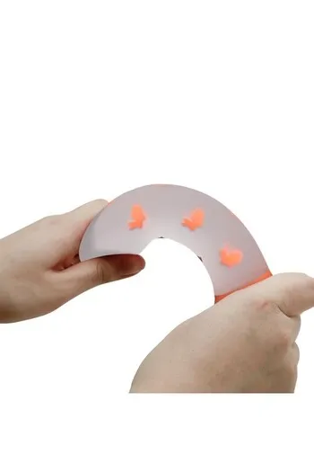 Dildo luminoso con ventosa e silicone premium