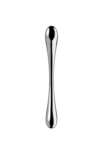 Cosmic Crest 1: Stainless Steel Dildo for Galactic Pleasure Explorations