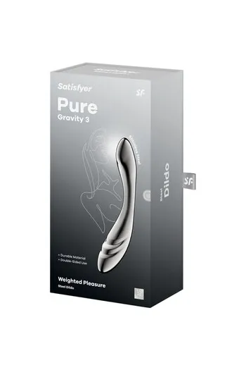 Pure Gravity 3 Stainless Steel Dildo: Intergalactic Pleasure Journey