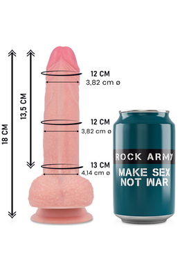 Liquid Silicone Mustang Realistic Dildo - Rock Army Collection